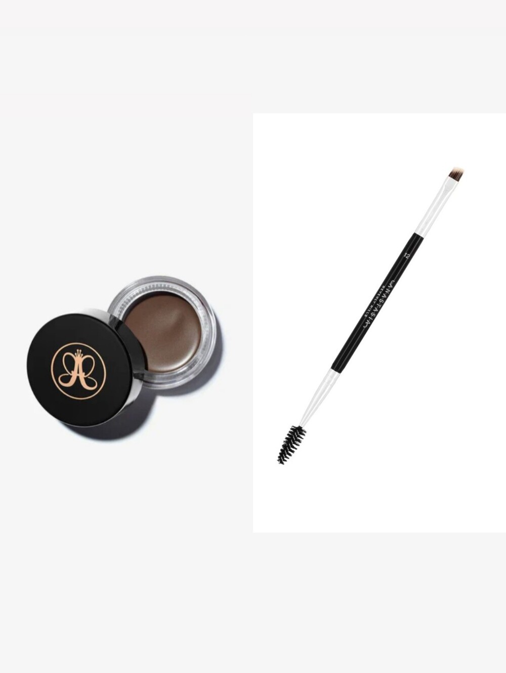Anastasia Beverly Hills Dipbrow  Pomade&Brush 12 - Dual-Ended Firm Angled Brush